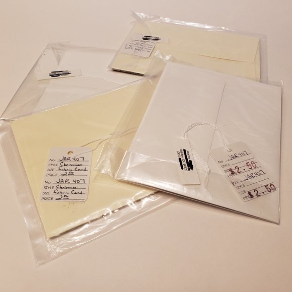 4 Fabric Christmas Cards - Picture 4 of 4